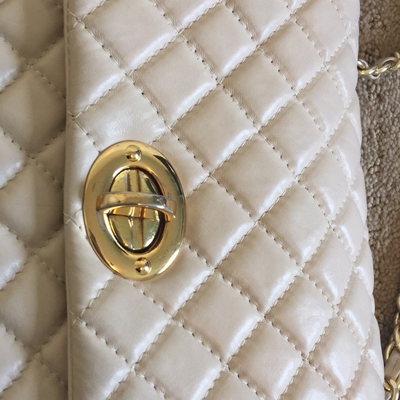 White Italian Leather Bag - Picture 8 of 8